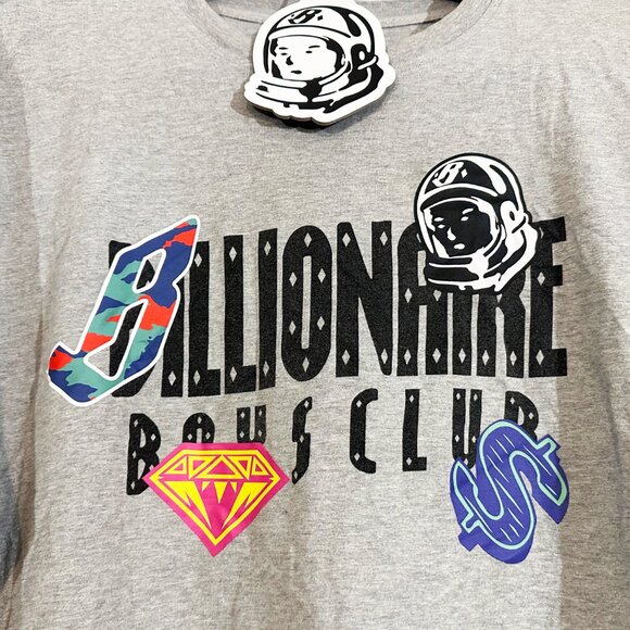 Billionaire Boys Club Gray Graphic Logo Tee XXL - Picture 2 of 5